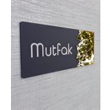Klasik Seri Mutfak Yönlendirme Tabelası