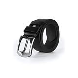 Klasik Siyah%100 Hakiki Deri Kemer, Metal Toka, Erkek Günlük Kemer, En 4.5 cm (105 cm)