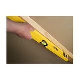 Klasik Su Terazisi (100 cm Uzunluk, Yatay/dikey Su Terazisi, Şok Emici, Hassasiyet ± 0,5 Mm/m) STHT1-43105, Sarı - Option-1 - 0 - Siyah - 1 Adet
