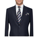 Klasik Süet Erkek Blazer Ceket, Lacivert (LACİVERT, 52)
