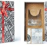 Klasik Viski Bardağı Hediye Seti - Hediye Kutulu 12 Parça Viski Taşı - Babalar İçin Hediye Fikri, Erkekler ve Kadınlar İçin Doğum Günü Hediyesi" 2li paket