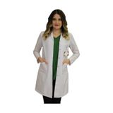 Klasik Yaka Kadın Doktor Önlüğü Hemşire Öğretmen Beyaz Önlük (508602899)
