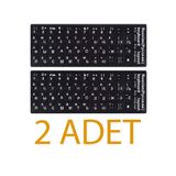 KLASİST Rusça Klavye Tuş Takımı Stıcker Etiketi Russian Keyboard Stickers Hd3494 Kaliteli