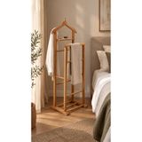 KLASS DEKOR Ceviz/ Meşe/ Beyaz/ Siyah Masif Ahşap Giriş- Hol- Koridor- Banyo- Salon- Ofis 2'li Dilsiz Uşak Yükseklik 90-130 cm
