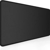 Klasse Classic Mouse Pad, Dikişli Kenar, Kaymaz Taban, Büyük Boy Pürüzsüz Yüzey, Baskısız Ofis Tipi Masa Koruyucu, Ergonomik Mouse Ped (90x40 cm - XX Large, Siyah)