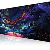 KLASSE PRO - 10 Farklı Model Dikişli Kenar 90x40 cm Oyuncu Gaming Mouse Pad (Küçük Prens, 90x40 cm)