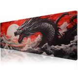 Klasse Pro - 6 Farklı Model Dikişli Kenar 70x30 cm Oyuncu Gaming Mouse Pad (Drake Dawn)