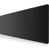 Klasse Pro Black Edition - Dikişli Kenar 70x30, 90x40, 100x50 ve 120x60 cm Oyuncu Gaming Mouse Pad (Siyah, 70x30 cm)