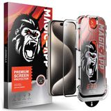 Klasse X-Gorilla iPhone 13 Pro Max / 14 Plus Ekran Koruyucu Cam | 9H Kırılmaz Tam Kaplama, Tozsuz Uygulama ve Kırılmaz & Çizilmez (Şeffaf & Hayalet Seçenekleri)
