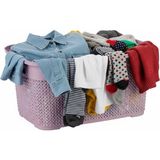 Klassy Damla Çok Amaçlı Çamaşır Sepeti – 30 Lt - 345 x 495 x 235 mm - Bej
