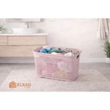 Klassy Damla Çok Amaçlı Çamaşır Sepeti – 30 Lt - 345 x 495 x 235 mm - Pembe