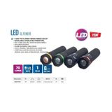 KLAUS LED EL FENERİ 1W 70 LUMEN 3A PİL KE47700 Siyah