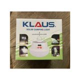 Klaus Pro Solar Kamp Lambası Güneş Enerjili Kamp Lambası USB 5W 12SAAT - Beyaz