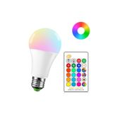 Klaus Uzaktan Kumandalı Rgb Led Ampul 9watt E27 Tasarruflu Dimmerli Led Lamba 16 Ton