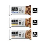 KLAVë Yüksek Protein Bar Karma - 60 g x 6 Adet - 15g Protein, Vegan ve Glutensiz