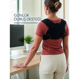 Klavikula Korsesi Ayarlanabilir Köprücük Kemiği Omuz ve Sırt Destek Bandajı Midastech - Standart - 1