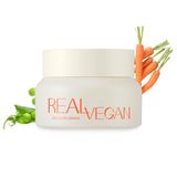 Klavuu Real Vegan Collagen Cream, Niasinamid ve Bitkisel Havuç Kolajeni ile Aydınlatıcı Kırışıklık Karşıtı Krem, Tüm Cilt Tipleri için