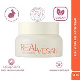 Klavuu Real Vegan Collagen Cream - Niasinamid Ve Bitkisel Kolajen İçeren Aydınlatıcı & Kırışıklık Karşıtı Krem