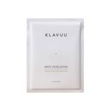 Klavuu White Pearlsation Enriched Divine Pearl Serum Mask, Aydınlatıcı ve Nemlendirici Kağıt Yüz Maskesi, İnci Özü, Niacinamide ve Adenosine ile, Tüm Cilt Tipleri için, Tekli