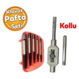 Klavuz Pafta Takimi 5 Li Seti Hainz Koln Ahsap Metal Yuzey Vida Ic Dis Acma Cikarma Kollu Set