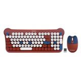 Klavye Mouse Set Multimedia Q Kablosuz Ve Bluetooth Everest Km-6244 Bunny Kahverengi