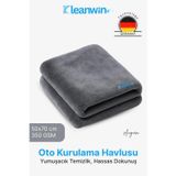 Kleanwin Angora Mikrofiber Bez 50x70 cm 350 GSM | Oto Kurulama Havlusu,Araç Yıkama,Cam ve Kurulama Bezi