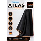 Kleanwin Atlas Mikrofiber Kurulama Havlusu | 50×100 cm | 300 GSM | Ultra Emici Maxi Boy Oto Kurulama Bezi