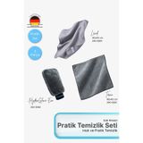 Kleanwin Pratik Temizlik Seti | Yıkama Eldiveni, Oto Kurulama Bezi, Cam Bezi | Ekonomik Araç Temizleme Seti