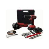 Kleco 750W 115Mm Avuç Taşlama+18V 10Mm Şarjlı Matkap Ketm1875