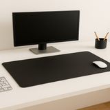 Kleen Pu Deri Masa Matı Mousepad Su Geçirmez Masa Sümeni Dizüstü Bilgisayar/ofis/ev Için (35 x 75 ) - Siyah