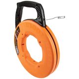 Klein Tools 56341 Balık Bandı Çektirme Paslanmaz Çelik Çift Halkalı Uçlu, Optimize Edilmiş Gövde ve Sap, 1/8 inç x 240 Ayak
