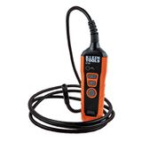 Klein Tools ET20 WiFi boroskop muayene kamerası, şarj edilebilir lityum iyon pil ve entegre LED ışıklı.