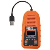 Klein Tools ET910 USB Güç Ölçer ve Test Cihazı, Voltaj, Akım, Kapasite, Enerji, Direnç, Maksimum Akım için USB-A Dijital Ölçer