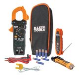 Klein Tools HVAC Testi için CL320KIT HVAC Kiti; Dijital Kelepçe Metre, Temassız Gerilim Test Cihazı ve Kızılötesi/Prob Termometresi