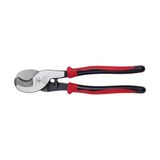 Klein Tools Journeyman J63050 kablo kesici, alüminyum, bakır ve iletişim kablosunu keser, makas çeneli, küçük