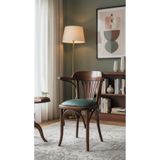 KleinHaus Furniture Ahşap Sandalye, Yemek Mutfak Sandalyesi, Gürgen Ağacı, Değiştirilebilir Döşeme ve Ahşap Rengi