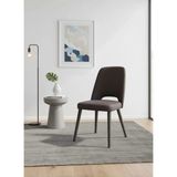 Kleinhaus Furniture Döşemeli Ahşap Sandalye, Mutfak, Salon Yemek Sandalyesi - Antrasit