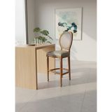 Kleinhaus Furniture Madallion Ahşap Bar Sandalyesi - Ceviz