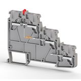 Klemsan 307429 Gri 24 V DC 2.5 mm 3 Katlı Ledli Sensör Klemensi