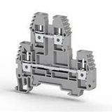 Klemsan 319109 PIK 4N 4 mm İki Katlı Gri Klemens