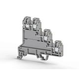 Klemsan 324409 PUK 3S 2.5 mm Üç Katlı Gri Vidalı Klemens
