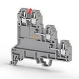 Klemsan 324429 24 V DC Gri 2.5 mm Üç Katlı Ledli Sensör Klemensi