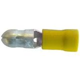 Klemsan 598030 4-6mm İzoleli Yuvarlak Erkek Fiş Sarı KMT 5050