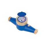 Klepsan Kvs 17KR-160 1 1/4 260 mm 10M3/H Kuru Tip Çok Hüzmeli Soğuk Su Sayaçları R160 - Mavi