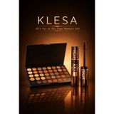 KLESA 40’lı Kahve Bronz Far Paleti ve Kahverengi Maskara Seti