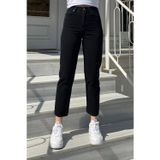 Kleshus Ganikus Margaret Kar Mavi Mom Jean Yüksek Bel Detay Boyfriend Kot Pantolon