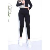 Kleshus Ganikus Nina Siyah Kadın Power Likra Skinny Jean Dar Paça Kot Pantolon