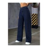 kleshus Kadın Likralı Lacivert Salaş Kot Jean Pantolon New Sezon-3