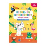 Kleur- en stickerpret - Vrolijke dieren (vanaf 3 jaar): Met meer dan 100 stickers!