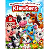 Kleurboek met huisdieren voor kleuters: schattige boerderijdieren voor kinderen van 3-5, 6-8 jaar, Boeken over vroegschoolse educatie voor peuters en kleuters, Identificeer huisdieren